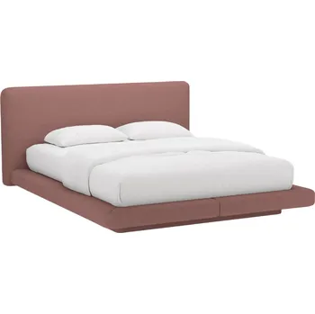 Postel Micadoni Růžová dvoulůžková postel Linea 180 x 200 cm