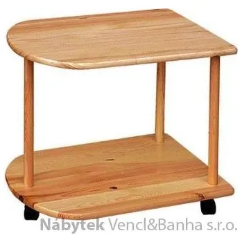 Konferenční stolek dřevěný barový stolek z masivního dřeva borovice drewfilip 28