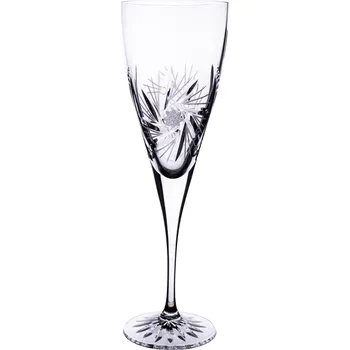 Sklenice BOHEMIA CRYSTAL Broušené sklenice na bílé víno Bohemia Crystal Fiona, 6 ks. brus Větrník