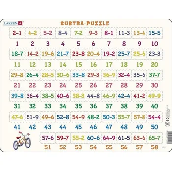 Hračka Puzzle Odčítání 1-65