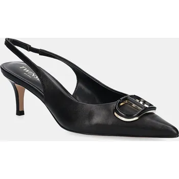 Dámské lodičky Kožené lodičky Twinset 252TCP030.00006 černá 99X, EUR 40