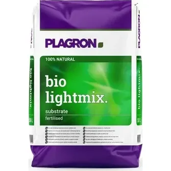 Substrát Plagron Bio Lightmix 50L, pěstební substrát (Plagron Bio Lightmix 50L - nejpopulárnější mírně předhnojený pěstební substrát je nyní dostupný i v organické verzi. Obsahuje živiny na 1 týden.)