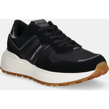 Pánské tenisky Tenisky Tommy Jeans TJW CLEATED RUNNER EN0EN02861 černá 99X, EUR 37