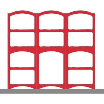 Stojan na víno Sestava Bloc Cellier Basic červená