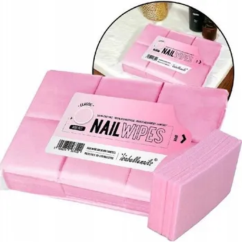 BEZPRAŠNÉ VATOVÉ TAMPONY NA MANIKÚRU SILNÉ RŮŽOVÉ 600 KS