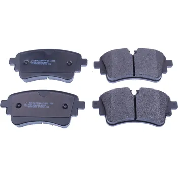 Brzdová destička Sada brzdových destiček, vždy 4 kusy v sadě DENCKERMANN B111596