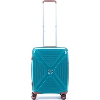 Malý kabinový skořepinový kufr na kolečkách TSA 40l Snowball A84803 mořská