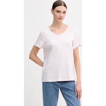 Bavlněné tričko United Colors of Benetton 3GA8D4029 růžová 30X, vel. XXS