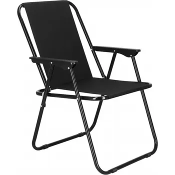 Zahradní křeslo SPRINGOS MALAGA černé