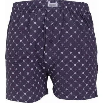 Trenýrky Pánské trenky Andrie s jemným vzorem PS 5966 noční modř velikost XXL