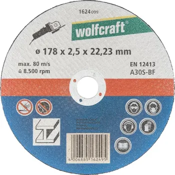 Ruční pilka Wolfcraft Řez.kotouč 178x2.5 rovný/kov