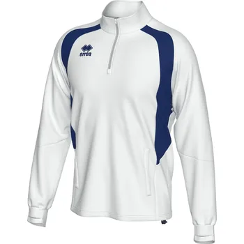 Pánská mikina ERREA´ ERREA ALFONSO Tréninková mikina BARVA: bílá - tmavě modrá, Velikost: XXS Raglánové rukávy, vysoký límec, boční kapsy na zip