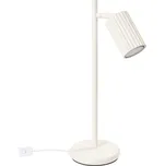 Stolní lampa Karbon, 1x béžové kovové stínítko