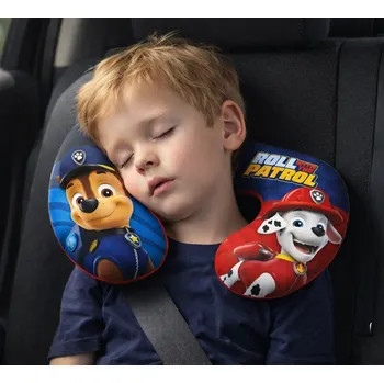 Polštář Seven Dětský cestovní polštářek TLAPKOVÁ PATROLA modrý