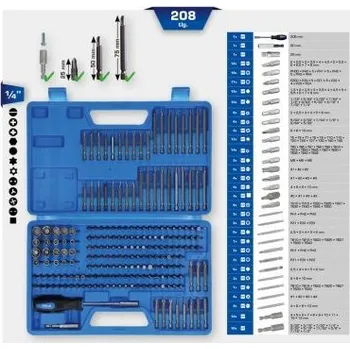 Auto-moto Set, šroubovák-nástavec (bity) KS TOOLS BT053208