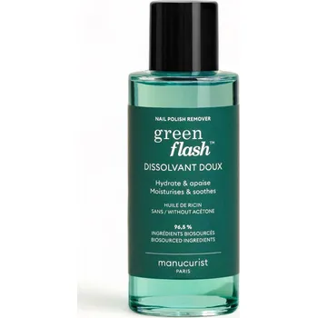 Lak na nehty Manucurist Green Flash Šetrný odlakovač LED gel laku (100 ml) - pošk. obal