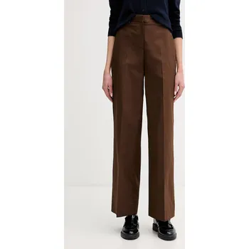 Dámské kalhoty Kalhoty Tommy Hilfiger WW0WW49471 hnědá 88X, vel. 38