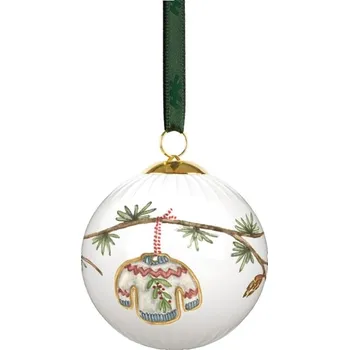 Vánoční dekorace KÄHLER Porcelánová vánoční baňka Hammershøi Christmas 2025