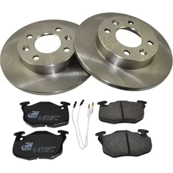 Brzdový kotouč Sada přední brzdové kotouče + destičky RENAULT 9 11 19 21 CLIO I RAPID (RENAULT 7700704705 7701202057 7701202216 7701202217 7701202283 7701202302 7701202475 7701202518 7701202711 7701202833 7701202847 7701202892 7701204282 7701204530 7701349969 7711130008