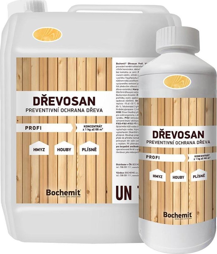 Bochemit Dřevosan Profi čirý 1 kg ochrana dřeva
