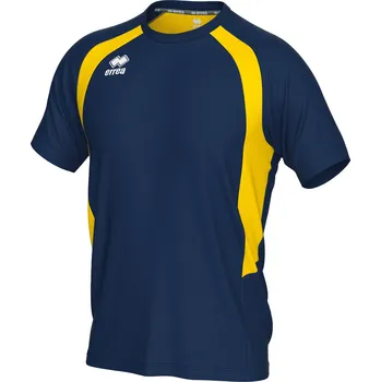 ERREA´ ERREA ADRIEN Dresové triko BARVA: tmavě modrá - žlutá, Velikost: S Raglánové rukávy, kontrastní vsadky, pohodlný střih