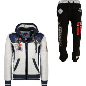GEOGRAPHICAL NORWAY souprava pánská GEDAY / MYER šedá XXL