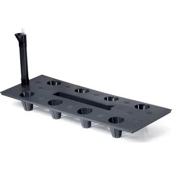 Květináč PROSPERPLAST Systém zavlažovací CUBE&TUBUS 400, 12,9x4,5x34 cm, do hranatých květináčů