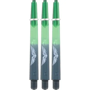 Násadky na šipky Shot Eagle Claw Two Tone zelené 48mm dlouhé