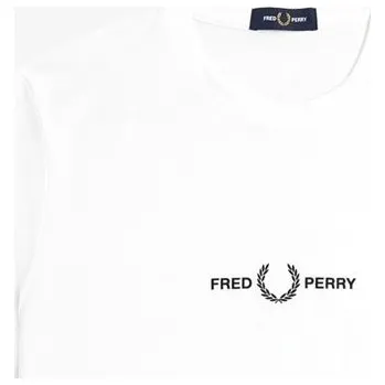 Pánské tričko Tričko Fred Perry White 100 9451766 S
