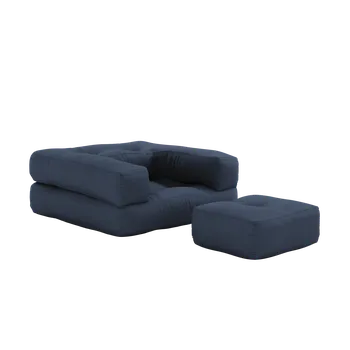 Křeslo KARUP Rozkládací křeslo 3v1 MINI CUBE navy 815737737060