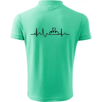 Pánská košile Ekg chleba - Polokošile pánská Pique Polo 203 - 3XL ( Mátová )