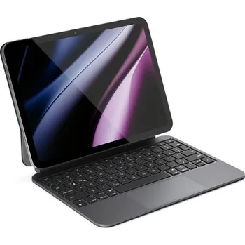 Příslušenství pro tablet Epico UltraBoard tenká hliníková klávesnice s pouzdrem EK40 Apple iPad Pro 12,9" (2018-2022)/Air 13" M2/M3 vesmírně černá US multidotykový trackpad + DOPRAVA ZDARMA
