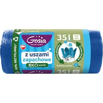 Pytle na odpadky Univerzální pytle na odpadky Gosia s pachovými oušky 35 l, 30 ks