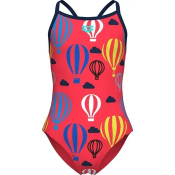 Dětská móda Arena Performance Balloons Lightdrop Back Girls Red 128cm