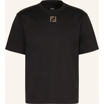 Pánská móda Fendi Pánské Tričko, černá, XL