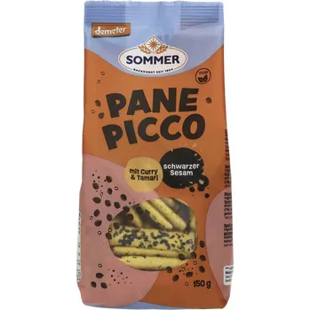Sommer Pane Picco s černým sezamem 150 g bio BIO VEGAN DEMETER Množství: 1 ks