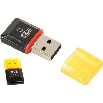 Čtečka paměťových karet Mini čtečka karet microSD/SDHC USB (mix barev)