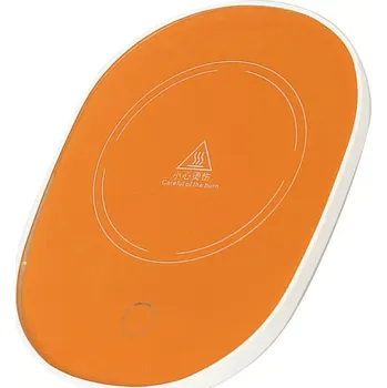 Elektrický ohřívač na hrnek – oranžovo-bílý