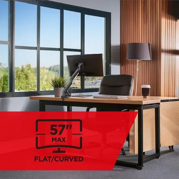 Monitor Maclean MC-968 dvouramenný držák monitoru s plynovou pružinou 17-57 palců 27 kg