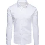 Elegantní bílá pánská košile DX2617 Velikost: M