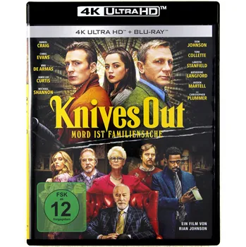 Blu-ray film Knives Out (Na nože) Blu-ray 4K disk