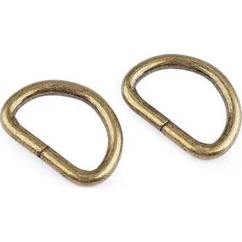 Polokroužek šíře 25 mm, barva 4 staromosaz