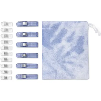 svorka 626094 - Tchibo - Svorky na látky - barva: modrá