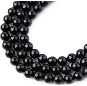 Korálek Korálky z minerálu Černý turmalín 6 mm
