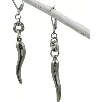 Náušnice Náušnice s přívěskem z chirurgické oceli