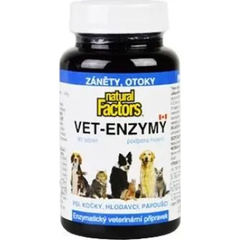 Vet Enzymy 90tablet podpora hojení, záněty, otoky