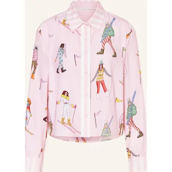 Dámská halenka Herzen's Angelegenheit Dámská Hedvábná Košile, růžová /...