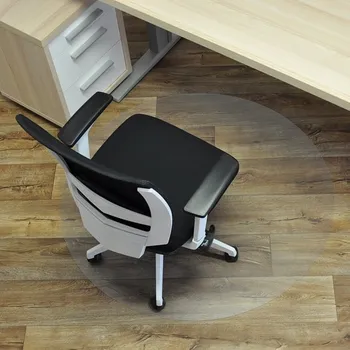 Podložka pod nábytek Průhledná ochranná podložka pod židli na hladké povrchy FLOMA OCMat Profi - 90 x 90 x 0,15 cm