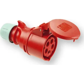 Elektrická zásuvka Elektrická Zásuvka hermetická Pce červená