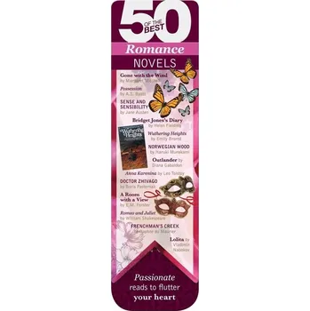 Záložka 50 BEST - Romance - magnetická záložka do knihy